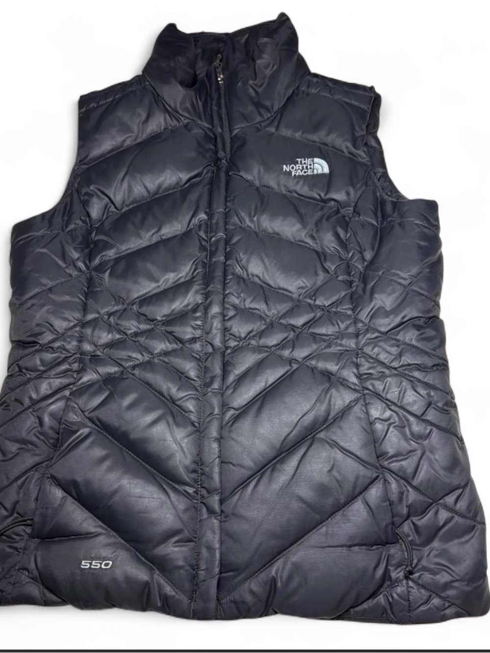 The North Face Women's Black Quilted 550 Insulated Vest